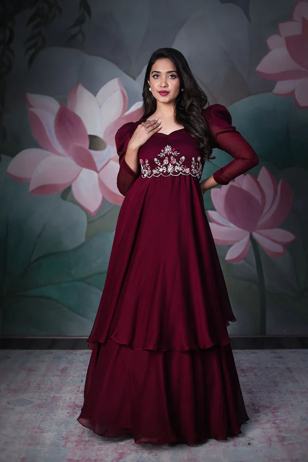 Boshon Chaheli Party Wear Gown Dress